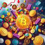 A volatilidade das criptomoedas impacta portfólios diversificados