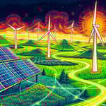 Fundo temático de energia renovável