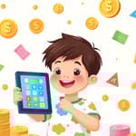Conta digital infantil para educação financeira