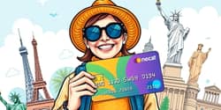 Cartão pré-pago para viagens internacionais