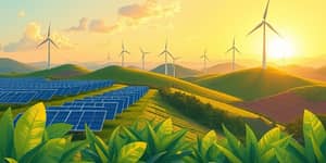 A agenda verde impulsiona investimentos em energia limpa