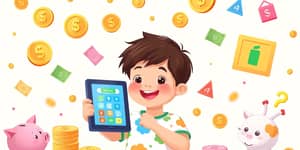 Conta digital infantil para educação financeira