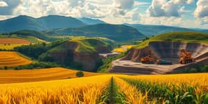 Commodities em Foco: O Desempenho do Agronegócio e Mineração