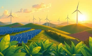 A agenda verde impulsiona investimentos em energia limpa