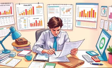 Tenha uma rotina semanal para revisar as finanças