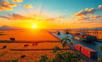 Exportações agrícolas garantem saldo positivo na balança