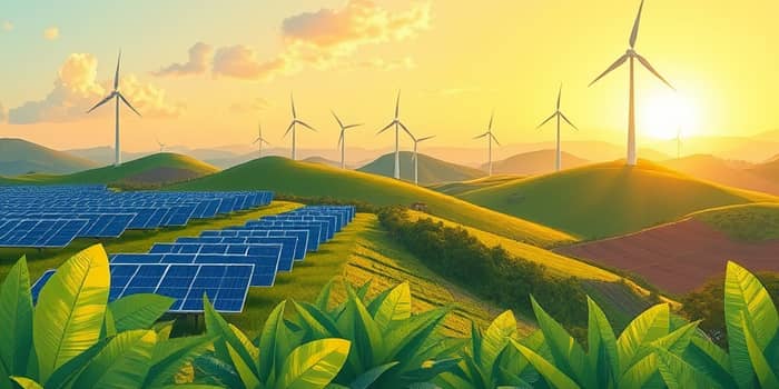 A agenda verde impulsiona investimentos em energia limpa