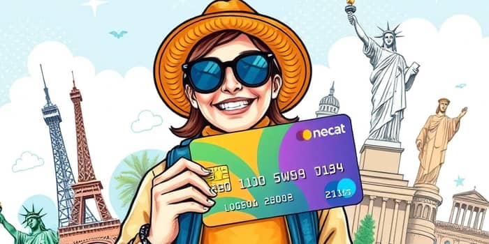 Cartão pré-pago para viagens internacionais