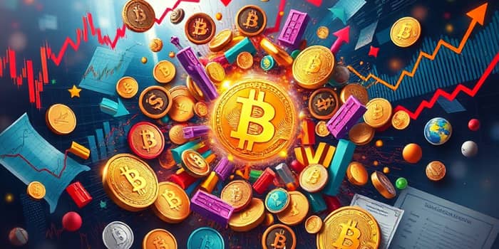 A volatilidade das criptomoedas impacta portfólios diversificados
