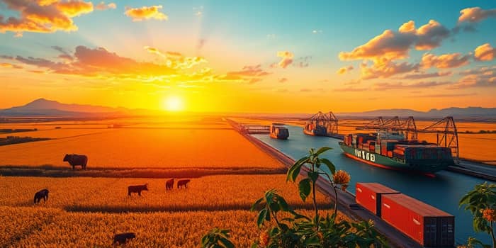 Exportações agrícolas garantem saldo positivo na balança