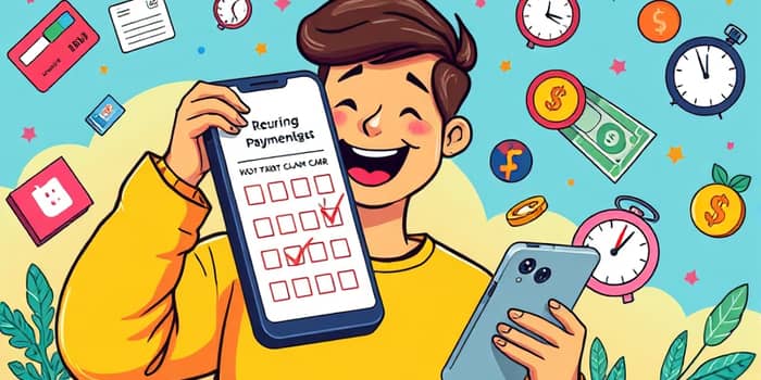 Organize os pagamentos recorrentes para evitar esquecimentos